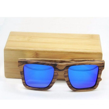 2016 lunettes de soleil en bois polarisées faites à la main